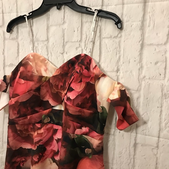 NWT Lumiere by Bariano Floral Off the Shoulder - Picture 5 of 10